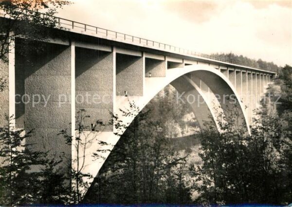 Hermsdorf Thueringen Teufelsbrücke an der Autobahn Dresden E