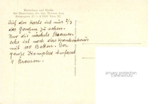 Wien Mutterhaus und Kirche der Dienerinnen d – Bild 2