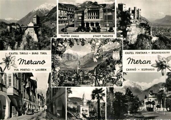 Meran Merano Burg Tirol Stadttheater Brunnenburg Kur
