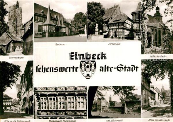Einbeck Niedersachsen Storchenturm Rathaus Brodhaus Münsterki