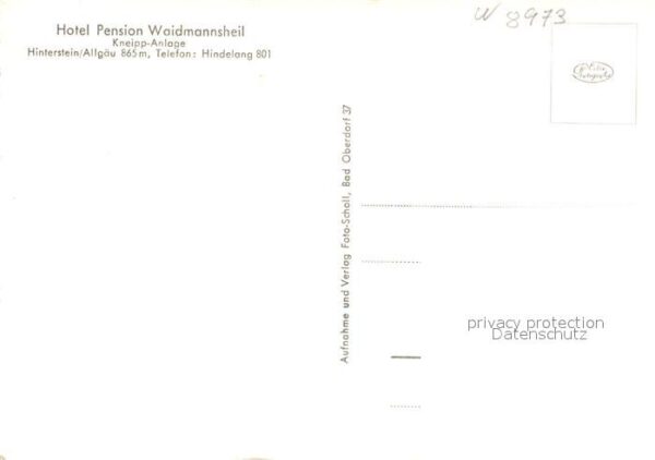 Hinterstein Bad Hindelang Hotel Pension Waidmannsheil Allgäuer Al – Bild 2