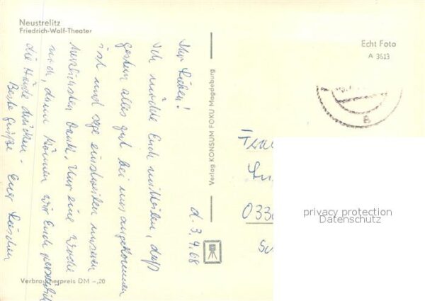 Neustrelitz Friedrich Wolf Theater – Bild 2