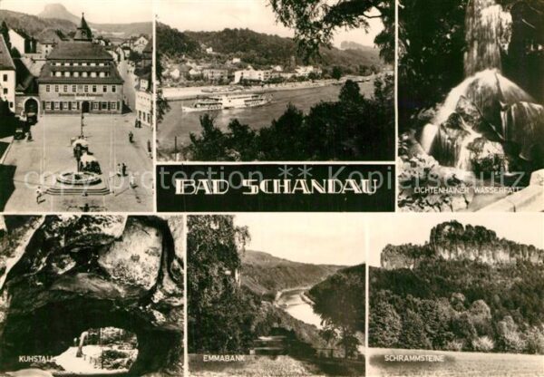 Bad Schandau Platz Ferienheim Kuhstall Felsen Lichte
