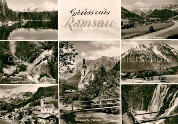 Ramsau Berchtesgaden Hintersee Alpenstrasse Zauberwald Reite