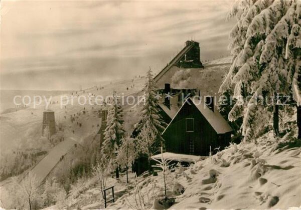 Oberwiesenthal Erzgebirge Bergheim Schönjungferngrund Wintersport