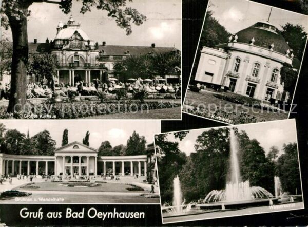 Bad Oeynhausen Grosses Kurhaus Kurtheater Wasserkunst