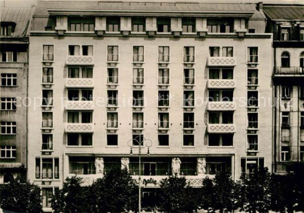 Praha Prahy Prague Vaclavske namesti hotel Jalta Wenzelspl