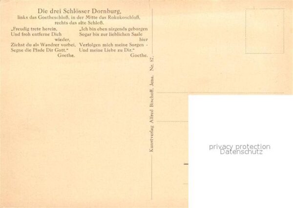 Dornburg Saale Die drei Schlösser Dornburg Goetheschlo – Bild 2