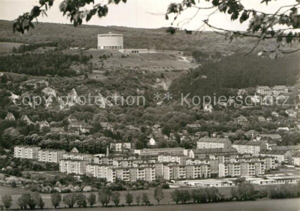 Bad Frankenhausen Blick zur Bauernkriegsgedenkstätte Pano