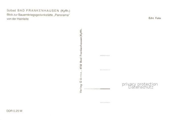 Bad Frankenhausen Blick zur Bauernkriegsgedenkstätte Pano – Bild 2