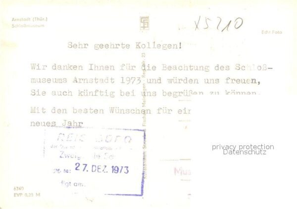 Arnstadt Ilm Schlossmuseum im Winter – Bild 2
