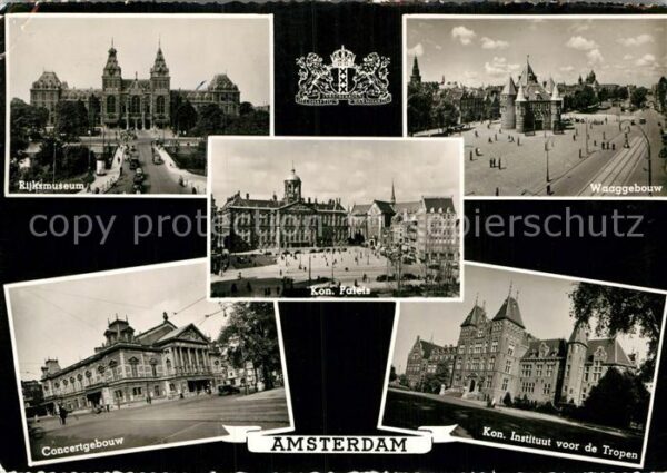 Amsterdam Niederlande Rijksmuseum Paleis Waaggebouw Instituut