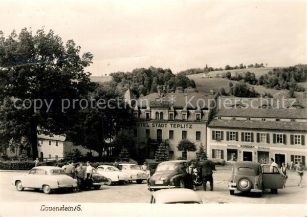 Lauenstein Erzgebirge Hotel Stadt Teplitz Konsum