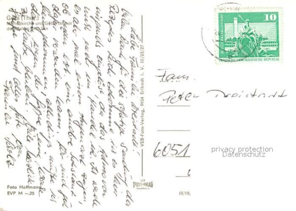 Gera Marienkirche und Geburtshaus des Malers – Bild 2