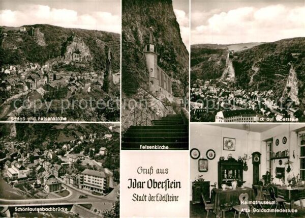 Idar-Oberstein Schloss Felsenkirche Heimatmuseum Golds