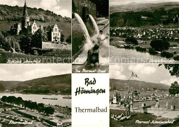 Bad Hoenningen Schloss Arenfels Thermalbad Schwimmbad