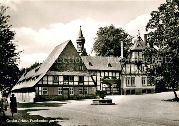 Goslar Frankenberger Plan Fachwerkhäuser Brunn