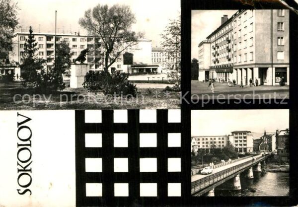 Sokolov Teilansichten Denkmal Brücke