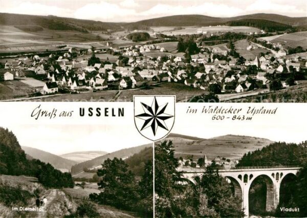 Usseln Panorama Waldecker Upland Viadukt Dieme