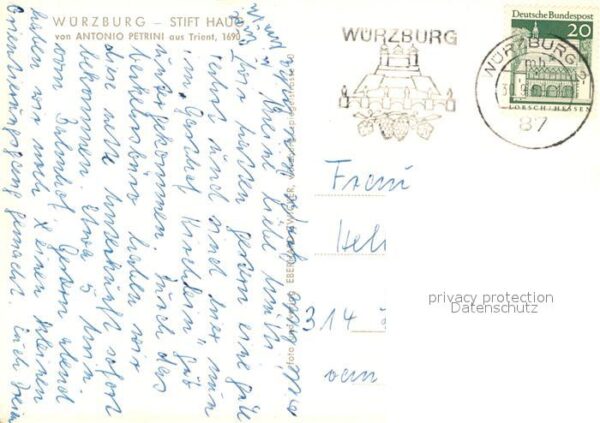 Wuerzburg Stift Haug von Antonio Petrini – Bild 2