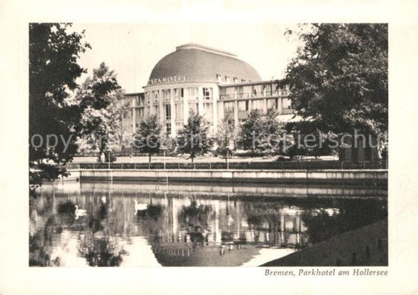 Bremen Parkhotel am Hollersee Kupfertiefdruck