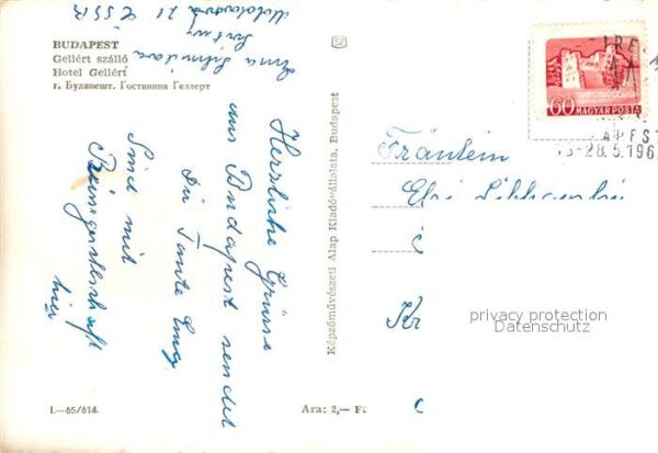 Budapest Gellert szallo Hotel – Bild 2