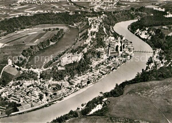 Burghausen Salzach Fliegeraufnahme
