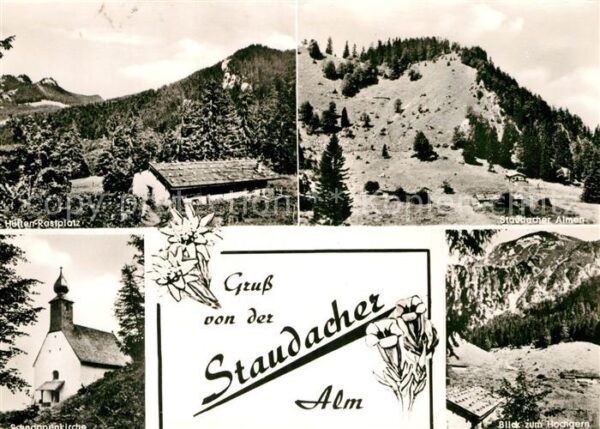 Staudach Grassau Staudacher Almem Hütten Rastplatz Kirch