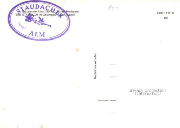 Staudach Grassau Staudacher Almem Hütten Rastplatz Kirch – Bild 2