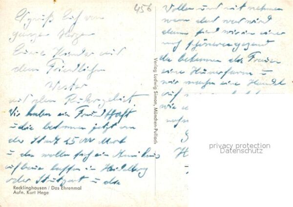 Recklinghausen Westfalen Ehrenmal – Bild 2