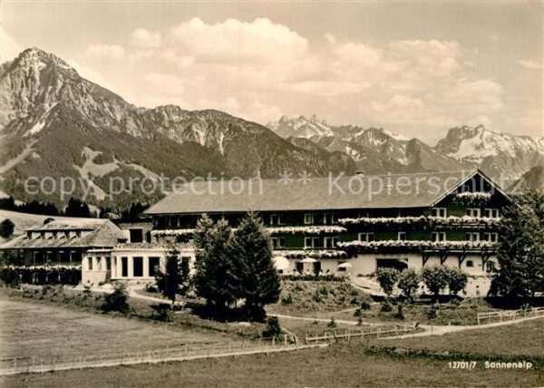 Sonthofen Oberallgaeu Alpenmoor und Kneippbad Sonnenalp Allgä