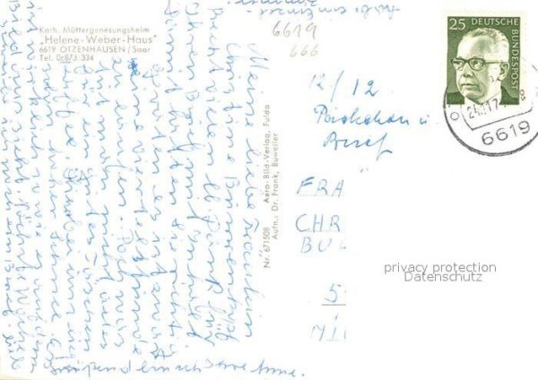 Otzenhausen Saar Kath Müttergenesungsheim Helene Weber H – Bild 2