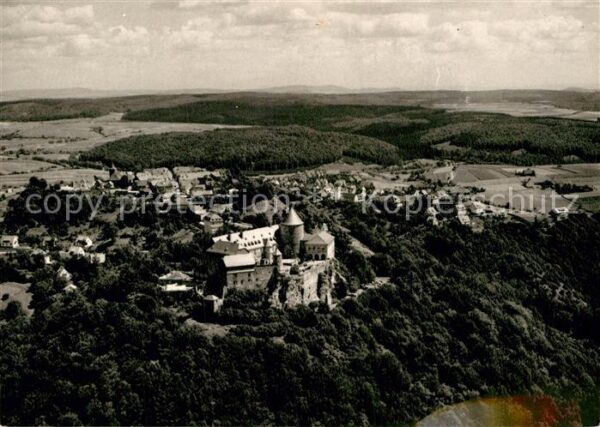 Waldeck Edersee Schloss Fliegeraufnahme