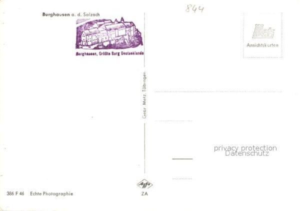 Burghausen Salzach Stadtpanorama mit Burg – Bild 2