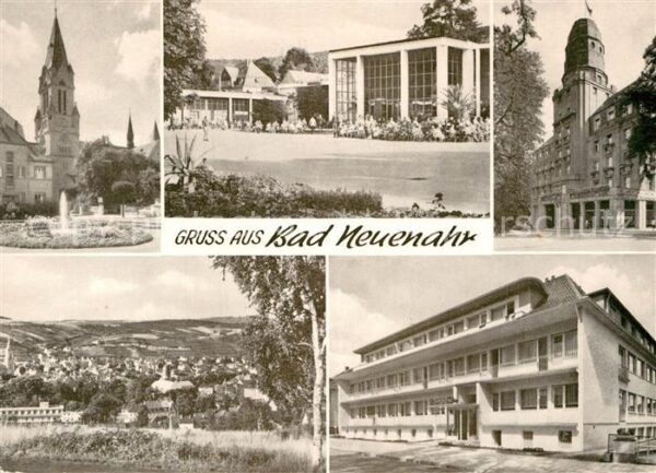 Bad Neuenahr-Ahrweiler Rosenkranzkirche Trinkhalle Kurhotel Ku