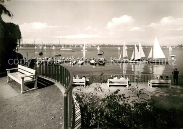 Hamburg Aussenalster Segeln