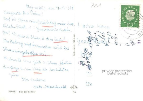 Rottenburg Neckar Teilansichten Bromsilber – Bild 2