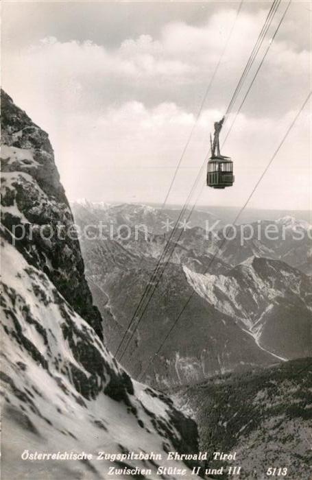 Seilbahn Zugspitzbahn Ehrwald Tirol