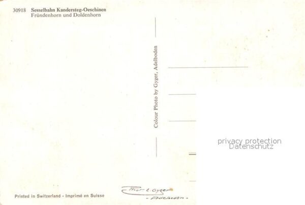 Sessellift Kandersteg-Oeschinen Fründenhorn Dolden – Bild 2