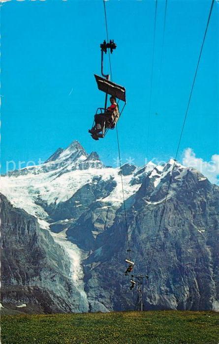 Sessellift First-Bahn Grindelwald Schreckhörner Ob