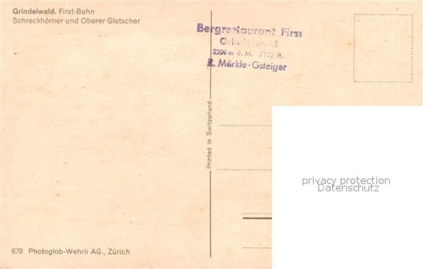 Sessellift First-Bahn Grindelwald Schreckhörner Ob – Bild 2