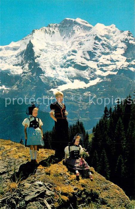 Trachten Schweiz Berner Oberland Jungfrau Kinder
