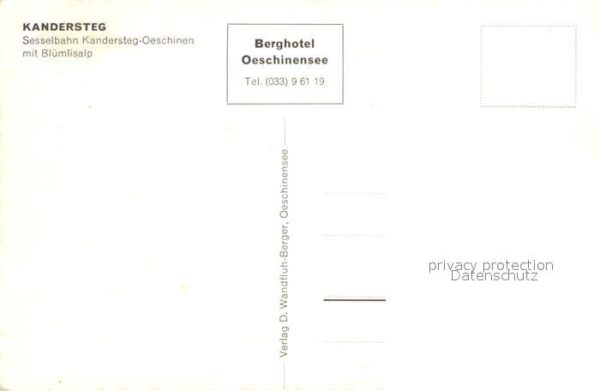 Sessellift Kandersteg-Oeschinen Blümlisalp – Bild 2