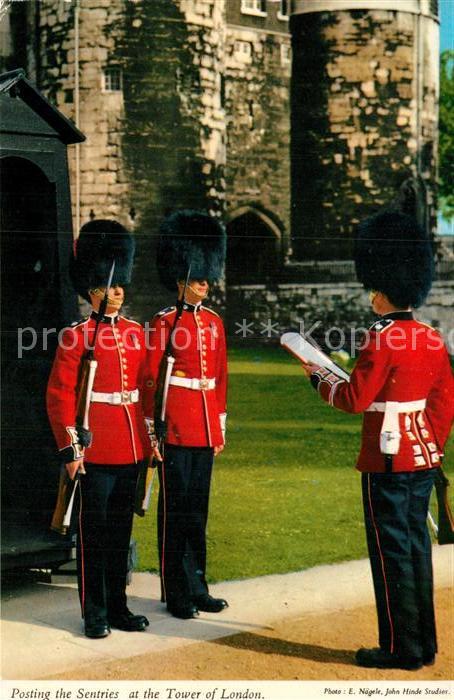 Leibgarde Wache Posting the Sentries Tower of London