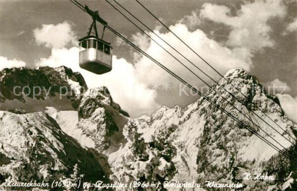 Seilbahn Kreuzeck Zugspitze Höllental Waxenstein