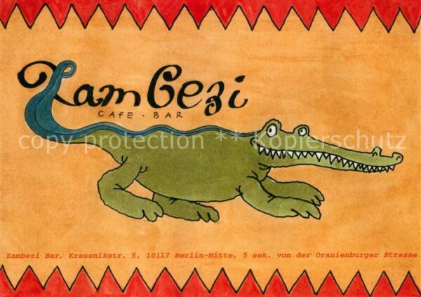 Krokodile Zambezi Bar Berlin