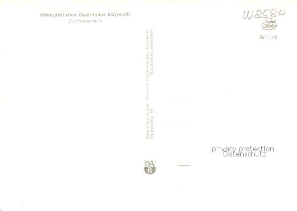 Oper Markgräfliches Opernhaus Bayreuth Zusch – Bild 2