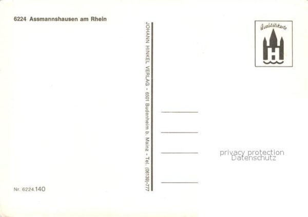 Liederkarte In Assmannshausen Kurt Rulf Der singend – Bild 2