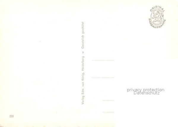 Gedicht auf AK Die Loreley Künstlerkarte H. Hoffmann – Bild 2