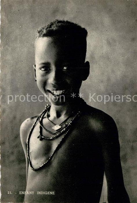 Typen Afrika Enfant indigene Upper-Volta